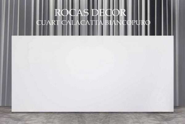 Fehér Kvarc kompozit belső ablakpárkányokhoz Calacatta Bianco Puro